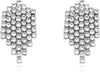 Rhinestone Earrings Dangling for Women Sparkly Silver Dangle Earrings Long Chandelier Earrings Tassel Lightweight Ear Studs Cubic Zirconia Crystal - Silver-Short Tassel Crystal