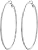 4 Pairs Silver Gold Hoop Earrings for Women 14K Gold Plated Hoop Earrings Set Ea