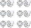 Clip On Halo Earrings for Women Rhinestone Crystal - main view