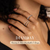 S925 Sterling Silver Rings for Women Wedding Band Thumb Ring - view 4