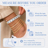 Gold/Silver Plated Anklet Bracelets for Women Plus Size Cuban Link Chain Ankle Bracelet for Large Ankle 9-12inch - view 3