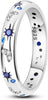 925 Sterling Silver Ring for Women, Eternity Gorgeous Rings Stackable Rings for Women as Gifts Ring Size 4-11 - main view