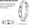 925 Sterling Silver Ring for Women, Eternity Gorgeous Rings Stackable Rings for Women as Gifts Ring Size 4-11 - view 5