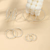 S925 Sterling Silver Post Twisted Hoop Earrings - view 6