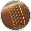 Dainty Simple Gold Bracelets for Women with Stackable Satellite Paperclip Lip 14K Gold Plated Bracelet Set Tiny Lip Dot Chain Box Link for Minimalist - Gold-02