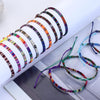 24 Pcs Boho Surfer Bracelet Anklet Adjustable Beaded Anklets Handmade Braided Bracelet Colorful Anklet Summer String Rope Ankle Bracelets Surfer - view 7