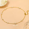 Pearl Necklaces for Women with Pearl Choker Dainty Pendant Necklace White Pendant Choker for Teen Girls Layered Daisy Jewelry Wedding Strands for - view 5