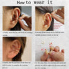 Ear Cuff Earrings for Women Chunky Ear Cuffs Non Piercing - view 3