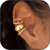 Ear Cuff Earrings for Women Chunky Ear Cuffs Non Piercing - J