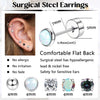 8Pcs Stainless Steel Earrings - view 5