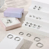 8Pcs Stainless Steel Earrings - view 6