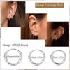 8Pcs Stainless Steel Earrings - view 7