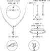 Cubic Zirconia Teardrop Wedding Bridal Jewelry Set for Bride - view 5