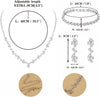 Crystal Wedding Jewelry Set, Necklace Earrings, for Accessories - view 2