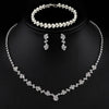 Crystal Wedding Jewelry Set, Necklace Earrings, for Accessories - view 5