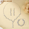Rhinestone Earrings Sparkly Bracelet Earring Party Prom Earrings Jewelry for Women - view 2