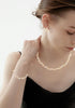 Austrian Crystal Rhinestone Choker Necklace Dangle Earring Link Bracelet Jewelry Set for Brides Prom Costume Accessories for Women - view 3