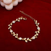 Austrian Crystal Rhinestone Choker Necklace Dangle Earring Link Bracelet Jewelry Set for Brides Prom Costume Accessories for Women - view 5