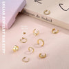 Ear Cuff Earrings for Women Non Piercing Gold Plated Ear Cuffs 14K Gold Plated Ear Cuff for Non Pierced Ears Clip on Cartilage Earring Fake Earrings - view 5