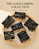 84 Pairs Gold Stud Earrings Set for Women Multipack, Fashion Pearl Cubic Zirconia Butterfly Earrings Packs Piercings, Stud Hoops Earrings for Gift - view 6