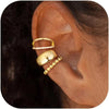 Ear Cuffs Non Piercing 14K Gold Plated Ear Cuff Earrings for Women Trendy Stuff Clip on Cartilage Earring Stacks Non Pierced Adjustable Fake Earrings - Z7