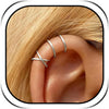Ear Cuffs Non Piercing 14K Gold Plated Ear Cuff Earrings for Women Trendy Stuff Clip on Cartilage Earring Stacks Non Pierced Adjustable Fake Earrings - B