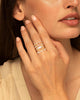 Stackable Gold Rings for Women Engagement Wedding Bands - view 6