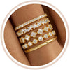 Stackable Gold Rings for Women Engagement Wedding Bands - Gold 4 7