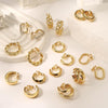 9Pairs Clip on Earrings for Women Chunky Hoop Earring Non Pierced - view 7