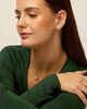 Gold Hoop Earrings for Women, 3-Pair Small Huggie Earrings Set - view 4