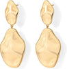 14K Gold Plated Teardrop Statement Drop Dangle Earrings for Women - view 4