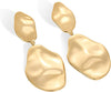 14K Gold Plated Teardrop Statement Drop Dangle Earrings for Women - view 6