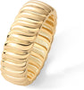 14K Gold Plated Chunky Statement Ring Chunky Stackable Wide Band for Women - main view