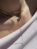 14K Gold Plated Drop Lariat Chain for Women Cubic Zirconia Long Necklace Station Star Layered Beaded Y Necklace - view 4