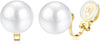Pearl Clip on Earrings for Women Dangle Drop Earring Wedding - main view