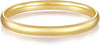 14K Gold/White Gold Plated Rings for Women, Wedding Band, Stackable, Knuckle, Dainty Thumb & Pinky, /Silver, Gold Rings for Women 2mm 4mm 6mm Band - view 2