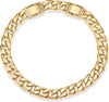 14K Gold Plated Chunky Curb Chain Anklet for Women, Flat Link Anklets - main view