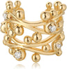 Sparkle Ear Cuff for Women, Non Piercing Single - Bubble Twist