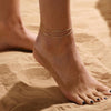 Gold/Silver Ankle Bracelets for Women, 14K Gold Anklets for Women - view 6