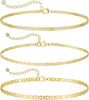 Gold/Silver Ankle Bracelets for Women, 14K Gold Anklets for Women - Anklet 11-GD