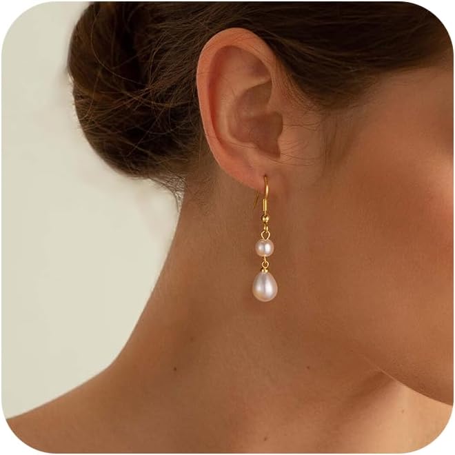 Pearl Earrings for Women Trendy - main view