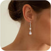 Pearl Earrings for Women Trendy - double pearl earrings-SL
