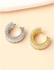 Cubic Zircon Ear Cuffs - Hoop Conch Cuff Earrings - Clip On Wrap - view 2