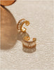 Cubic Zircon Ear Cuffs - Hoop Conch Cuff Earrings - Clip On Wrap - view 6