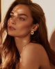 14K Gold Silver Plated Earrings for Women Chunky Statement Jewelry - view 3