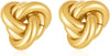 14K Gold Silver Plated Earrings for Women Chunky Statement Jewelry - Link Stud 14K Gold
