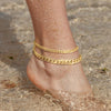Ankle Bracelets for Women 14K Gold/Silver Plated Chain Anklets - view 2
