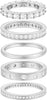 14k Gold Plated Rings for Women - silver 6