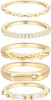14k Gold Plated Rings for Women - gold-3 5
