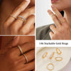 14k Gold Plated Rings for Women - view 3
